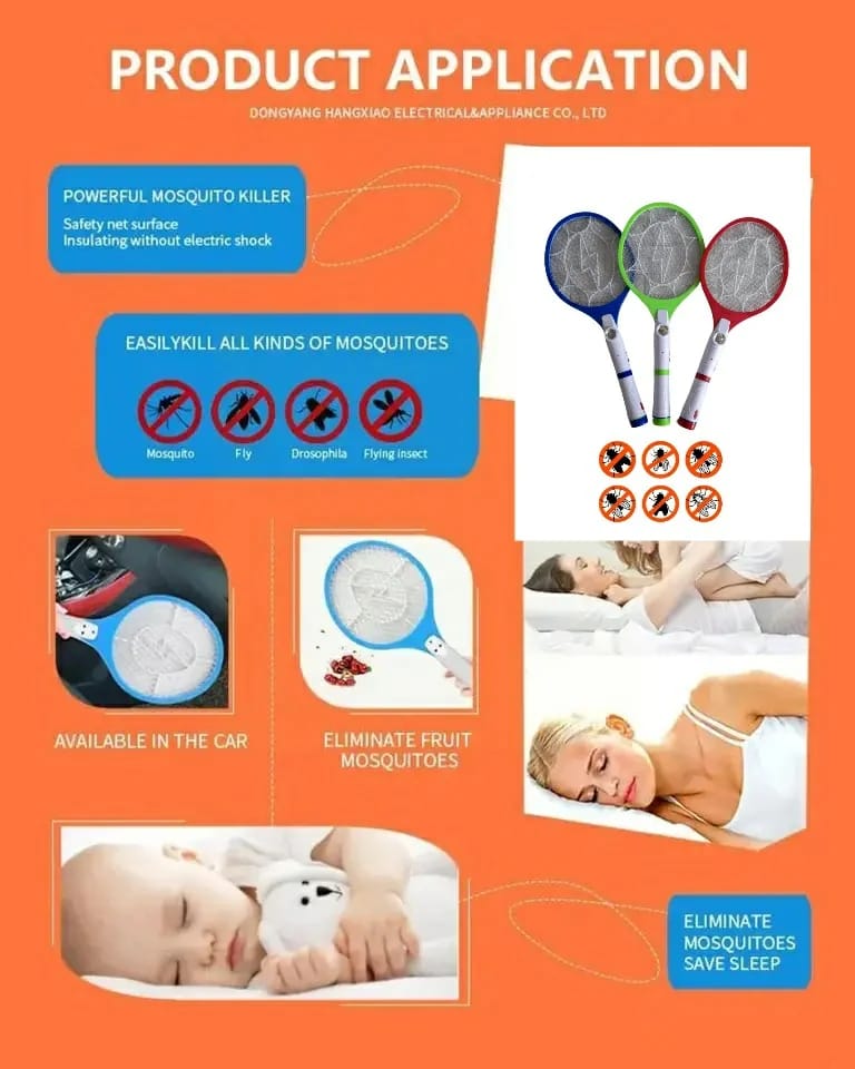 Tu aliado contra los mosquitos – Raqueta Mata Zancudos 008 con Luz