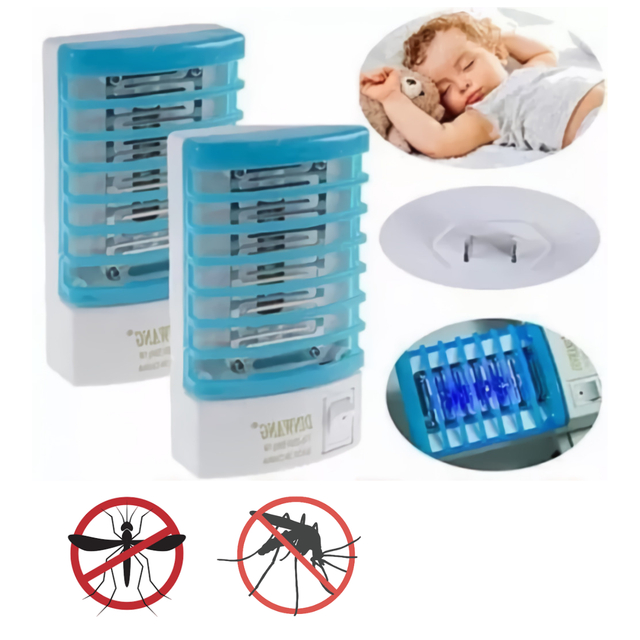 Lámpara Mata Mosquitos SA329 – Pack x3 (Enchufe de Pared)