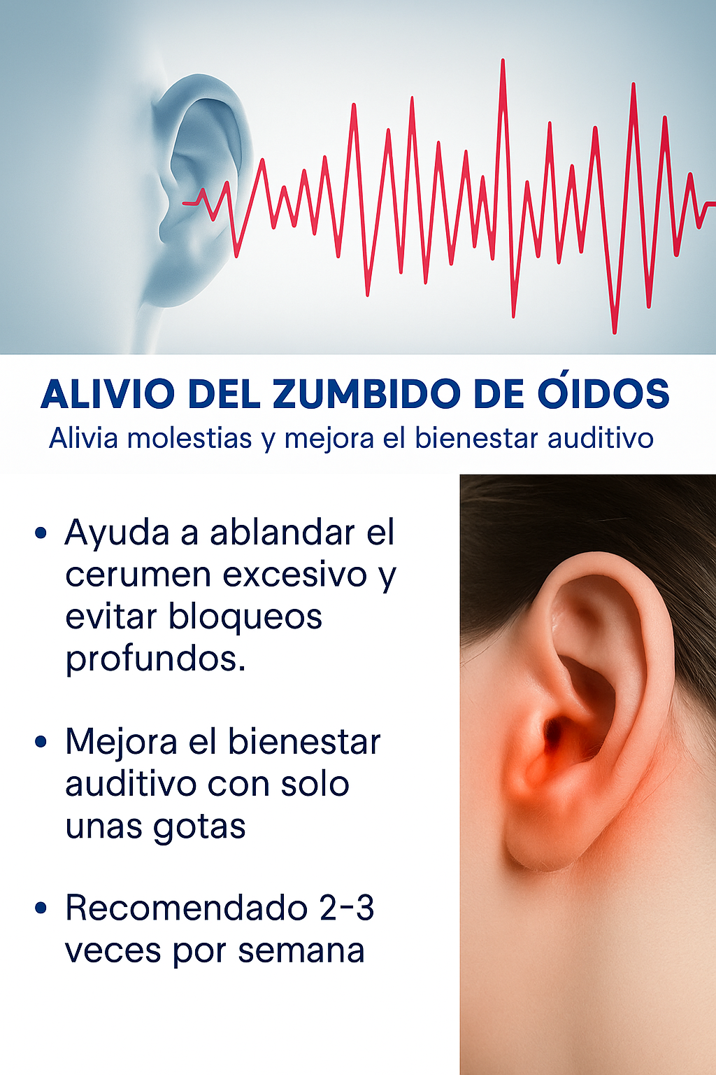 TINNIDROP Spray Limpiador de Oido 2x1
