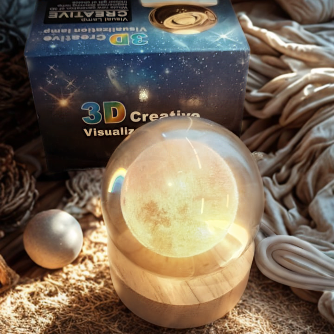 Esfera De Cristal Luz Led