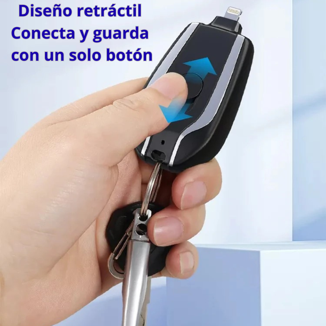 Power Bank Llavero – Cargador Portátil Compacto con Llavero (2x1)