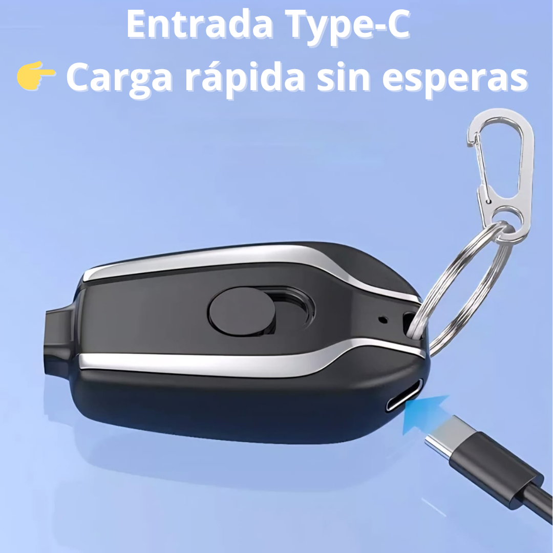 Power Bank Llavero – Cargador Portátil Compacto con Llavero (2x1)
